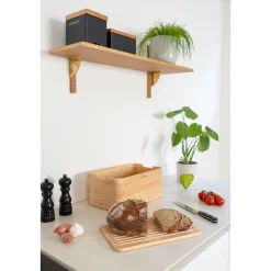 ContinentaBrotkasten 36x23x16 cm Gummibaum