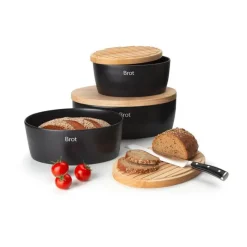 ContinentaBrottopf 36x23x13,5 cm schwarz