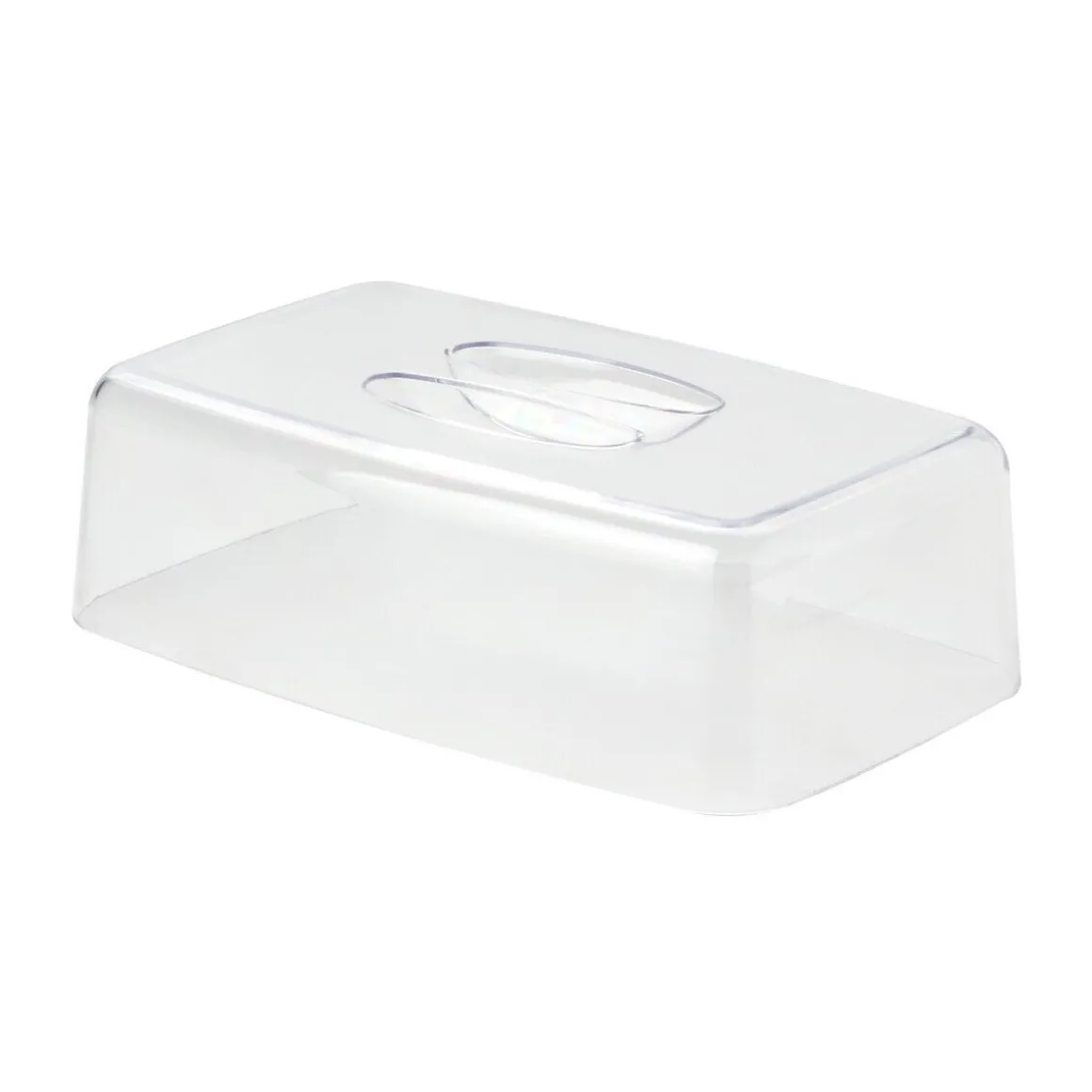 ContinentaKäseglocke 2 tlg. eckig Holz / Acryl 30x20x8,5cm