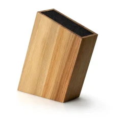 ContinentaMesserblock m. flex. Einsatz Eiche 28,5x8x19cm