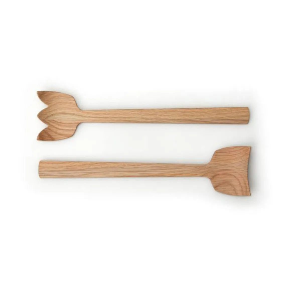 ContinentaSalatbesteck 30,5cm Tulip Eiche