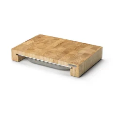 ContinentaSchneidebrett mit Schublade 39x27x6 cm Stirnholz