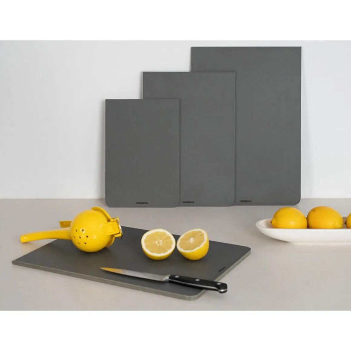 ContinentaSchneidebrett 35x24x1 cm Duracore grau