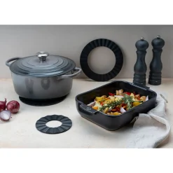 ContinentaUntersetzer-Set 2-tlg. Duracore schwarz