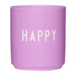 Design LettersBecher 8 cm Favourite Fashion Colour Happy lila