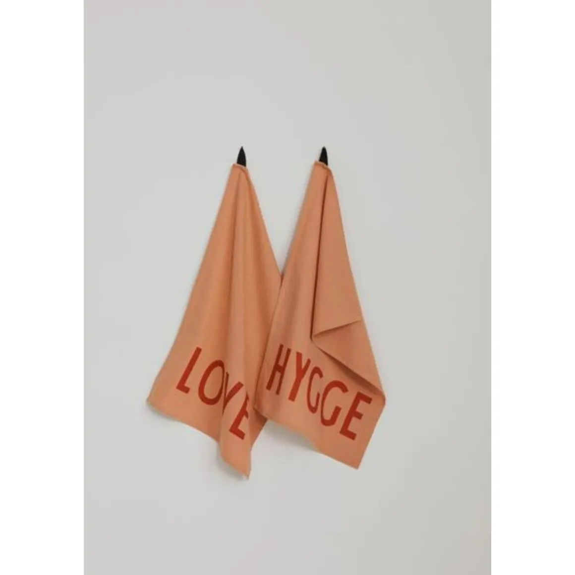 Design LettersGeschirrtuch 2er-Set Favourite Love Hygge beige