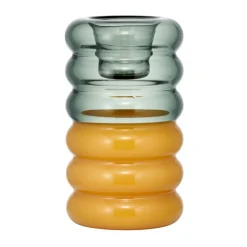 Design LettersKerzenständer 9 cm Hoop rauch/milchgelb