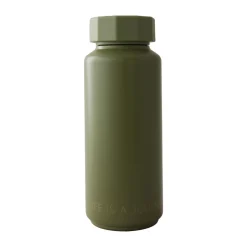 Design LettersThermoflasche 0,5 l Ton-auf-Ton Life is a journey olive