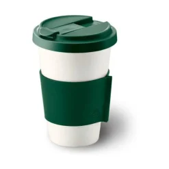 DibbernCoffee-to-go Becher 0,35 l Fine Bone China Konisch-Zylindrisch Tannengrün