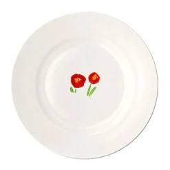 DibbernDessertteller 21 cm Impression Mohn rot