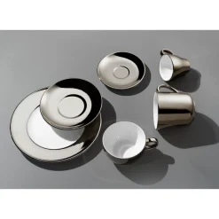 DibbernDessertteller 21 cm Solid Color Platin