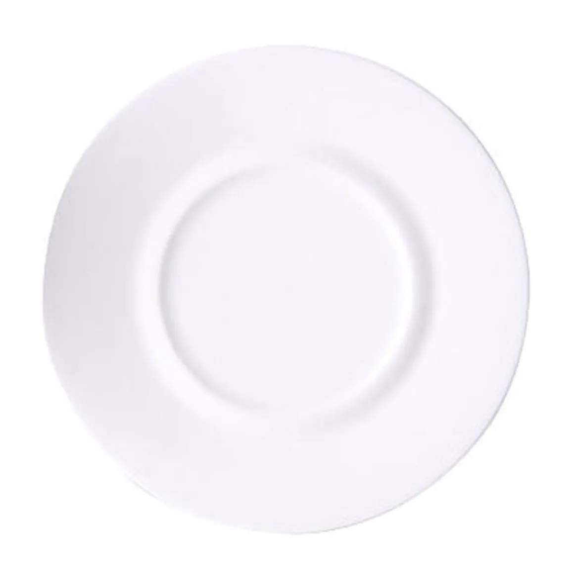 DibbernKaffee-Untertasse 16 cm Fine Bone China Konisch-Zylindrisch weiß