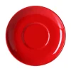 DibbernKaffee-Untertasse 14 cm Solid Color Signalrot