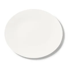 DibbernPlatte oval 39 cm Fine Bone China Pure weiß