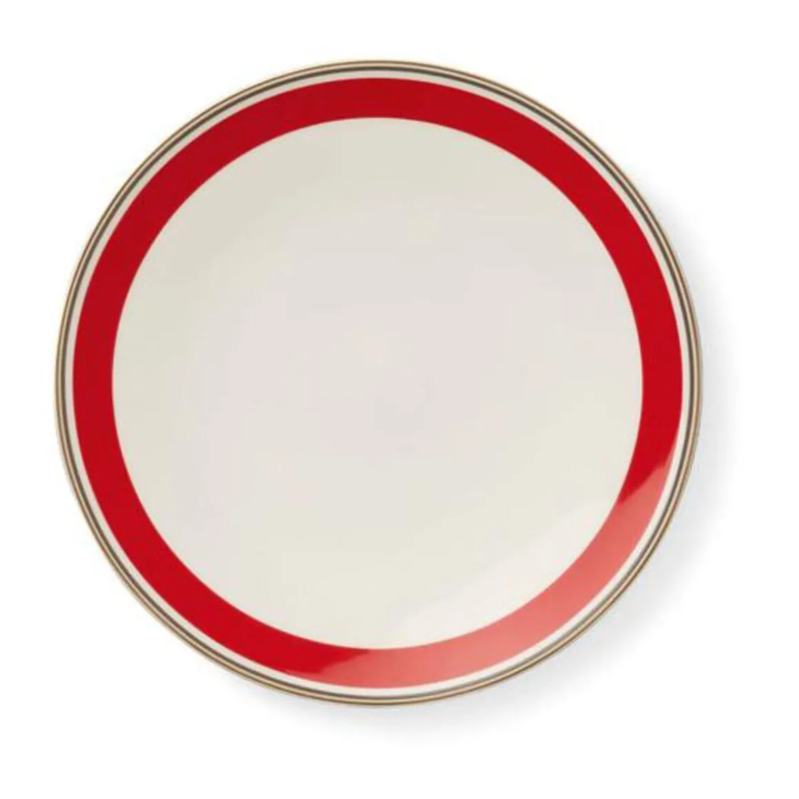 DibbernSpeiseteller 28 cm Capri Rot/Anthrazit