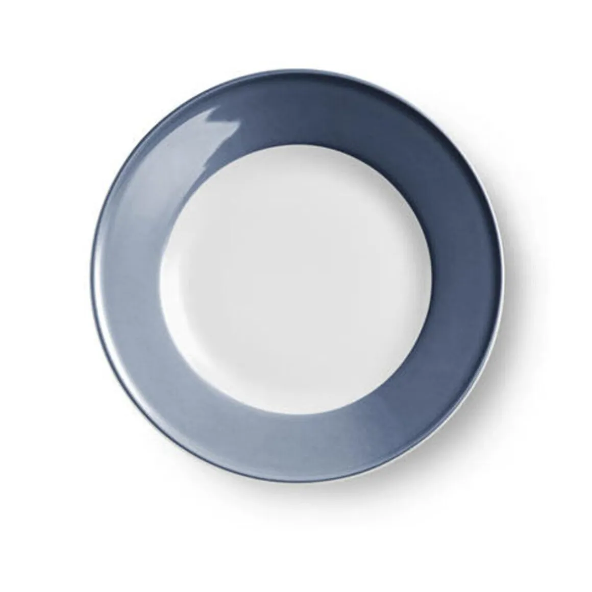 DibbernTeller flach 21 cm Fahne Solid Color indigo