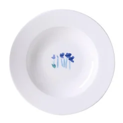 DibbernTeller tief 23cm Impression Blume Blau