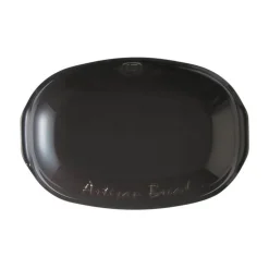 Emile HenryBrotbackform 34x22x15 cm Artisan Kohle