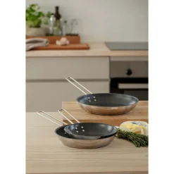 Eva SoloBratpfanne Edelstahl 24cm Slip-Let® Laser Titanium