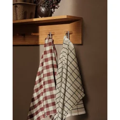 ferm LIVINGGeschirrtuch 70x50 cm Hale sand/schwarz