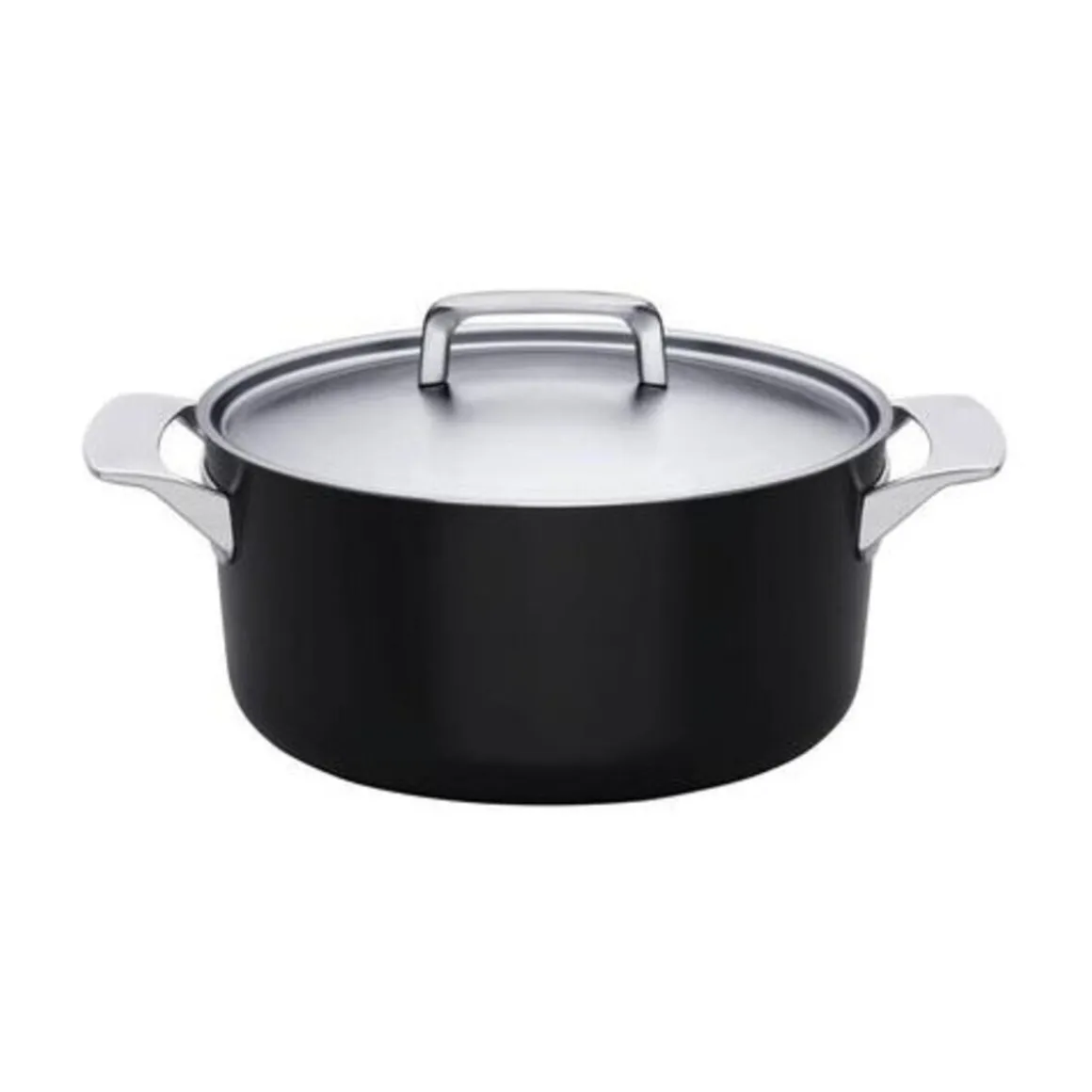 FiskarsKasserolle mit Deckel 3,5 l Rotisser schwarz