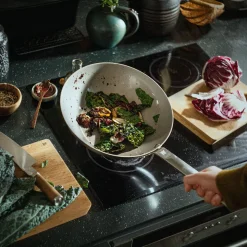 FiskarsStahl-Wok 28 cm Norden edelstahl