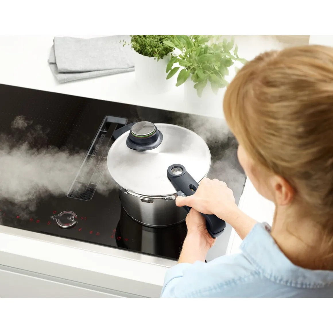 FisslerSchnellkochtopf 6,0 l Vitavit Premium silber