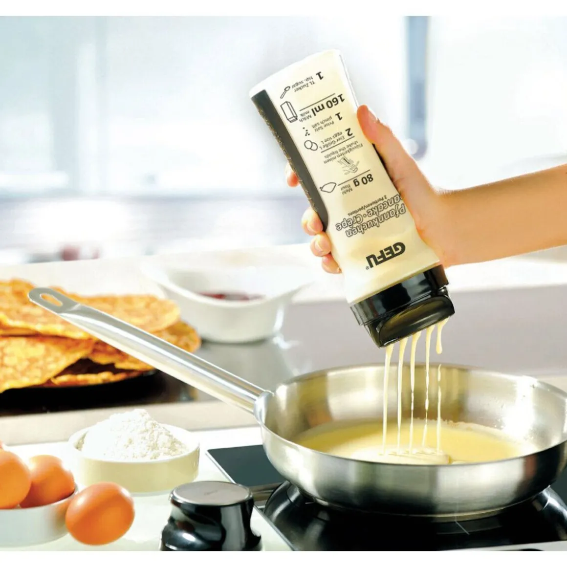 GefuCrepes- und Pfannkuchen-Mix Twister