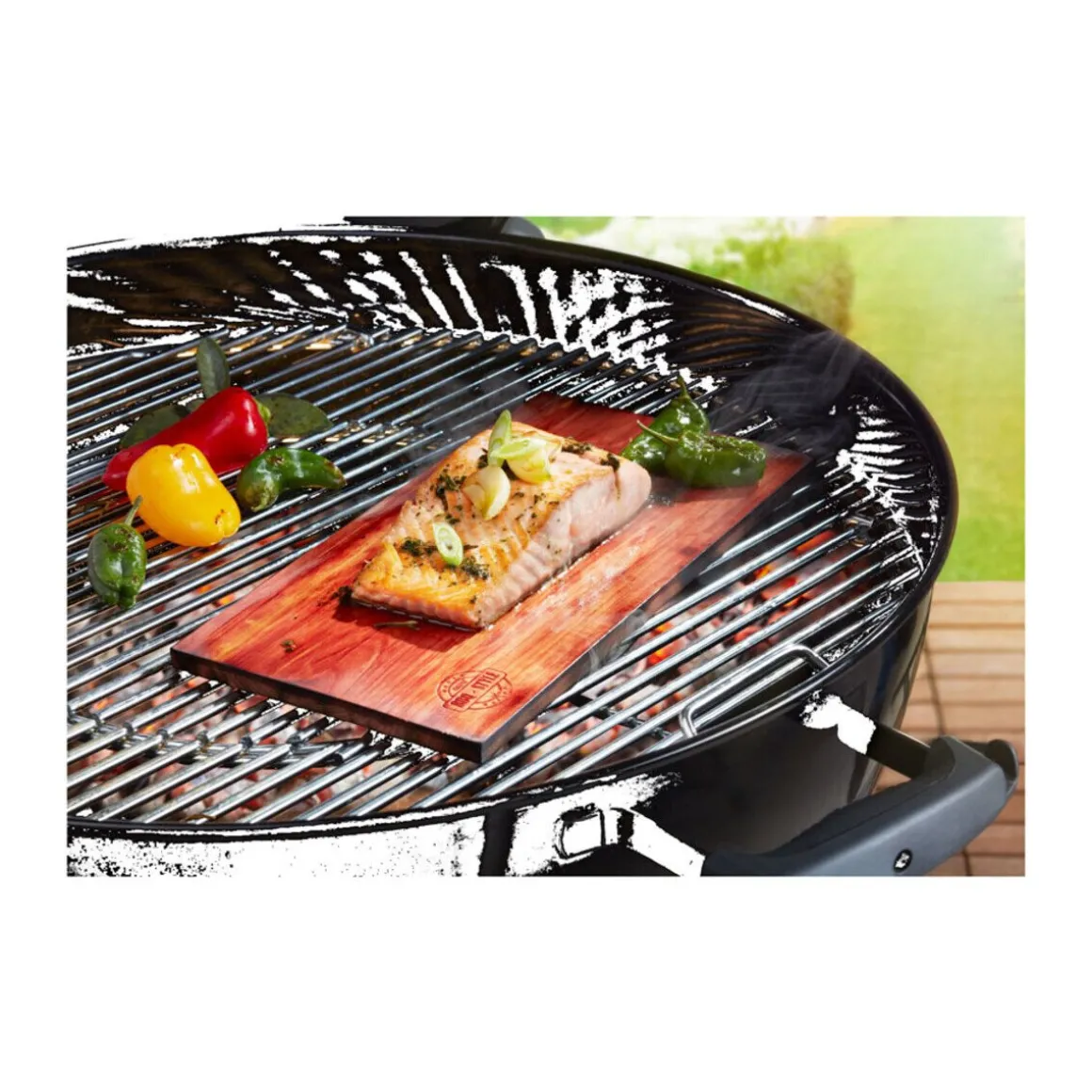 GefuGrillbrett 2er-Set BBQ Zedernholz