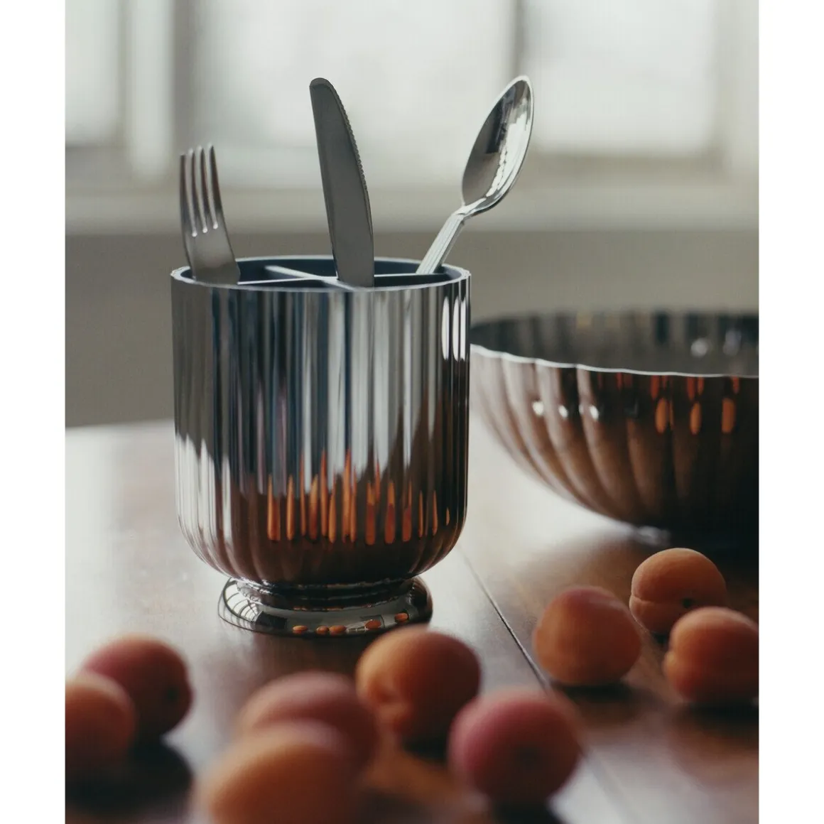 Georg JensenBesteckhalter 15 cm Bernadotte edelstahl