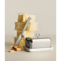 Georg JensenButterdose 250 g Bernadotte edelstahl
