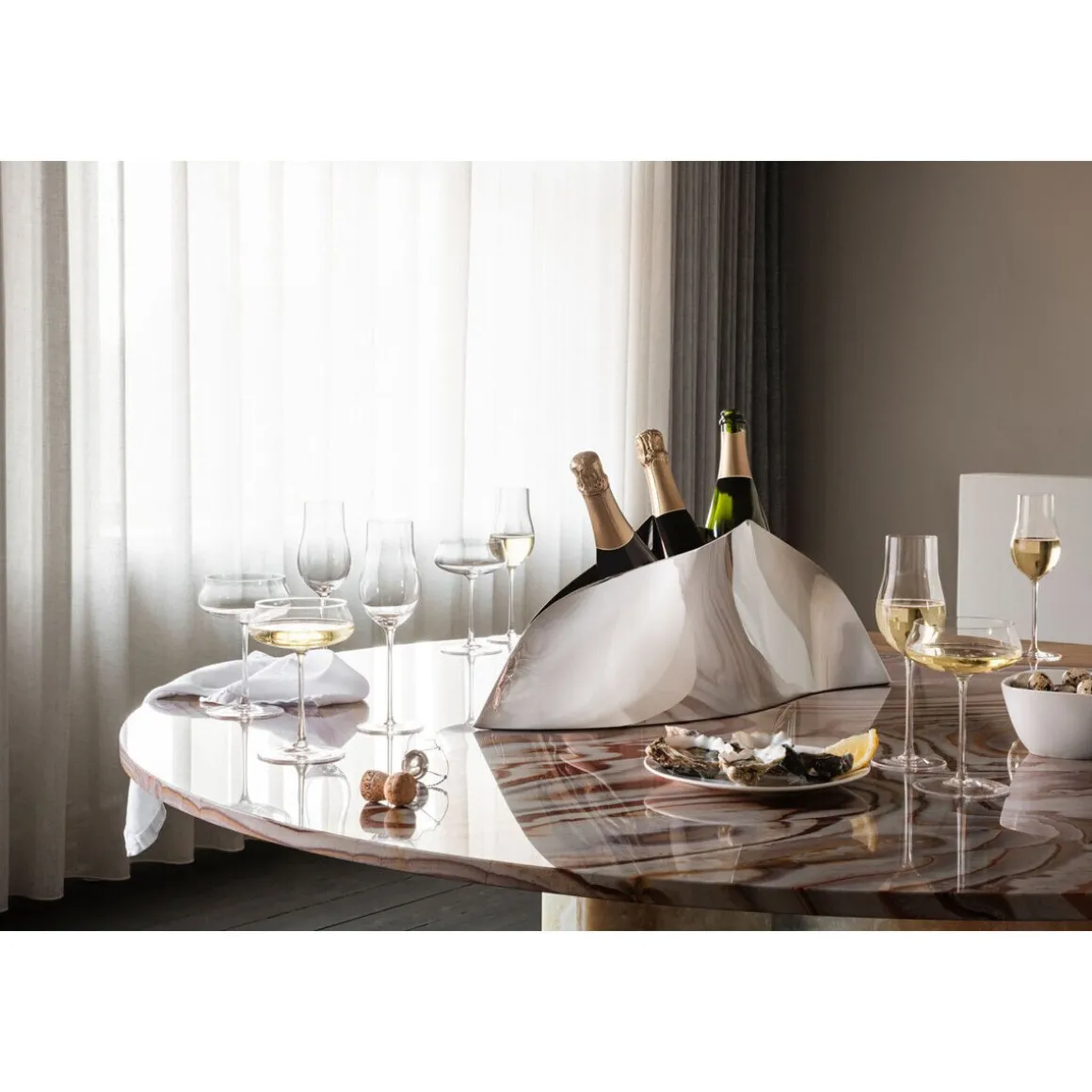 Georg JensenCocktailglas 2er-Set Bernadotte klar