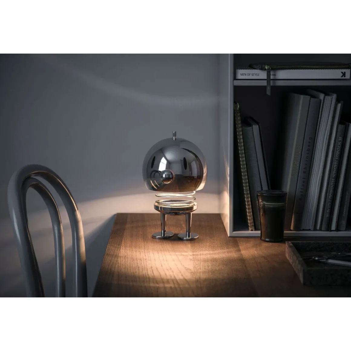 HoptimistLED-Lampe Bumble XL 23 cm 5 W Chrome