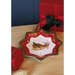 HutschenreutherSternschale 25 cm Happy Wintertime