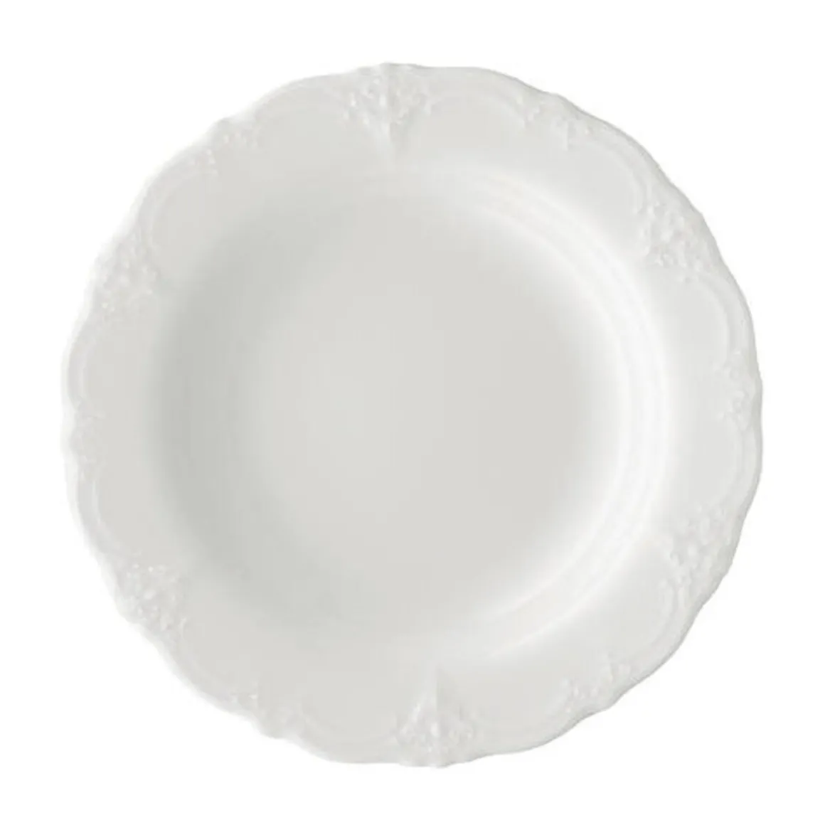 HutschenreutherSuppenteller 24cm Baronesse Weiss
