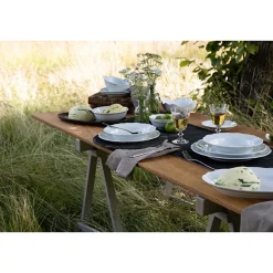 HutschenreutherSuppenteller 23 cm Fahne Maria Theresia Weiss