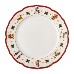 HutschenreutherTeller flach 27 cm Happy Wintertime Red