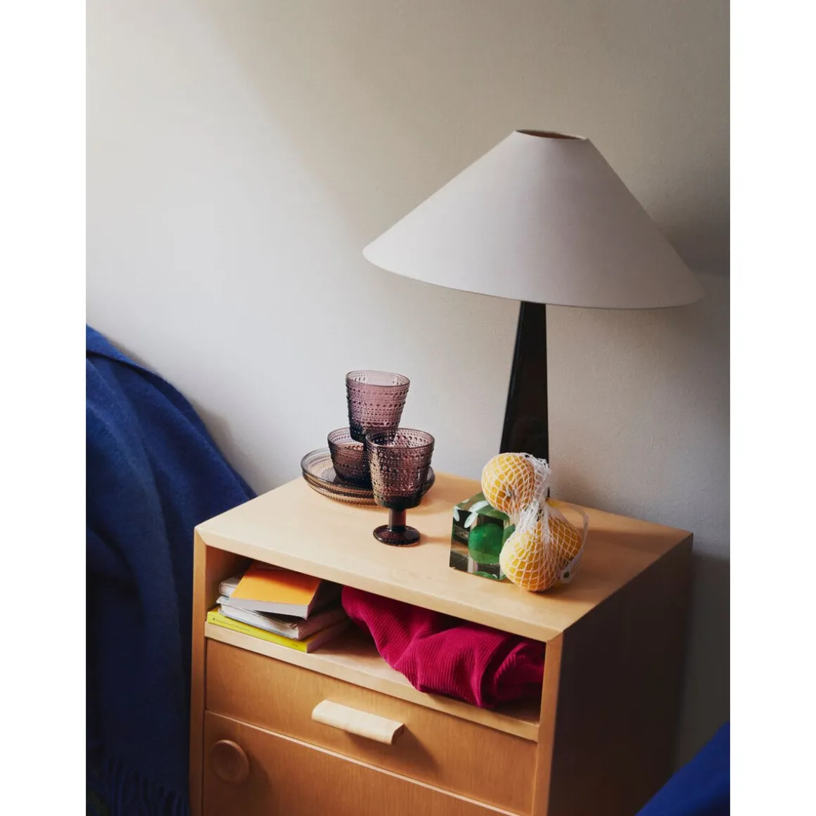 IittalaGlas 2er-Set Kastehelmi violett