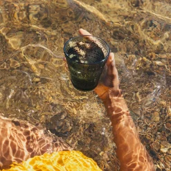 IittalaGlas 2er-Set Kastehelmi tannengrün