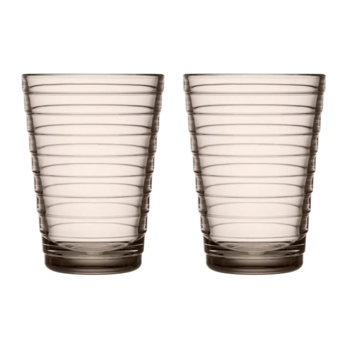 IittalaTrinkglas 2er-Set 0,33 l Aino Aalto Leinen