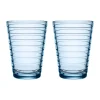 IittalaTrinkglas 2er-Set 0,33 l Aino Aalto Aqua