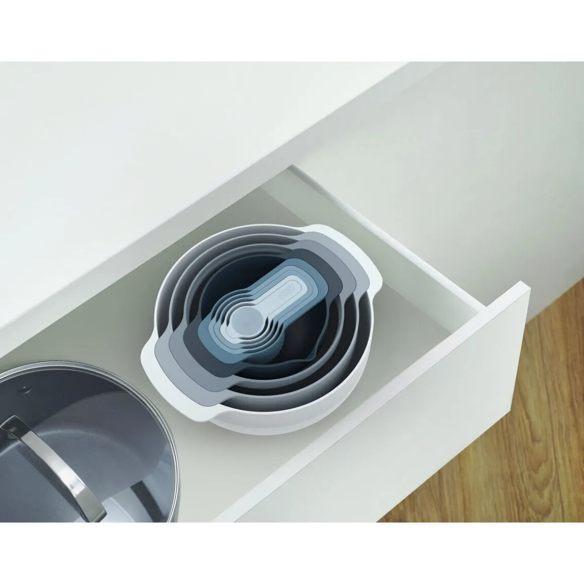 Joseph Joseph9 Plus Schüssel-Set 9-tlg. Nest Editions blau