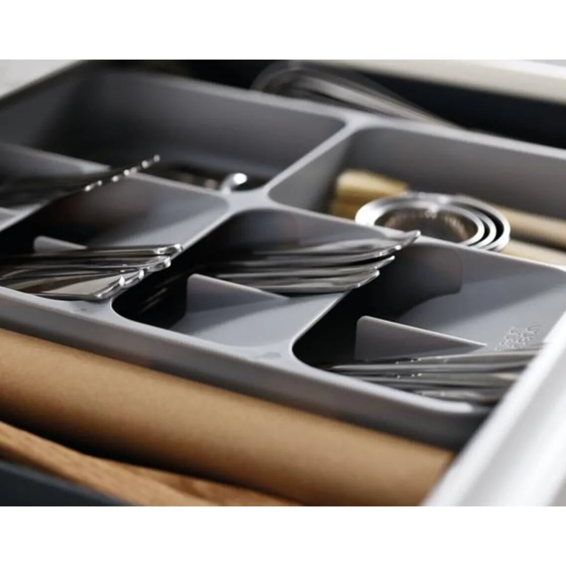 Joseph JosephBesteckkasten mit Erweiterung grau DrawerStore