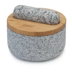 Joseph JosephMörser granit mit Bambusdeckel Dash