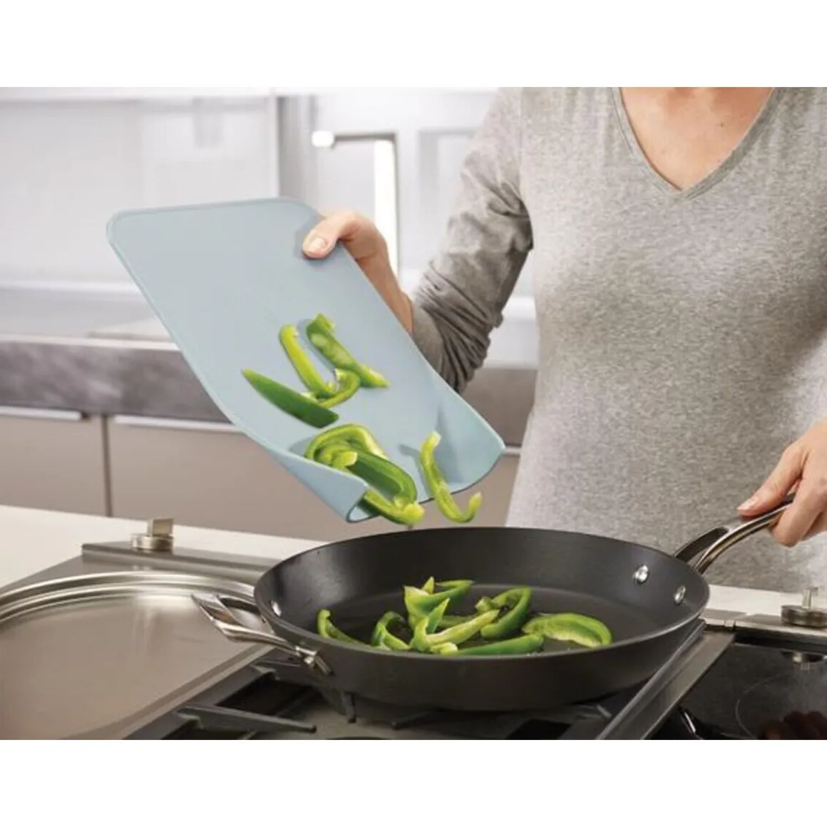 Joseph JosephSchneidebrett-Set 3-tlg. Nest Chop opal