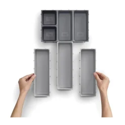 Joseph JosephSchubladenorganizer 7tlg. grau DrawerStore