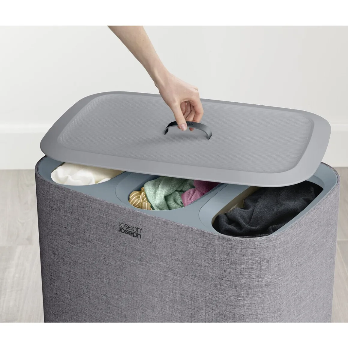 Joseph JosephWäschetrennkorb 90,0 l Tota Trio grau