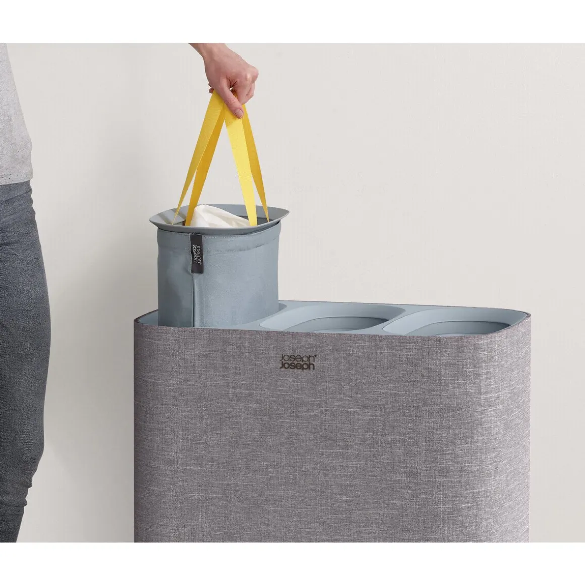 Joseph JosephWäschetrennkorb 90,0 l Tota Trio grau