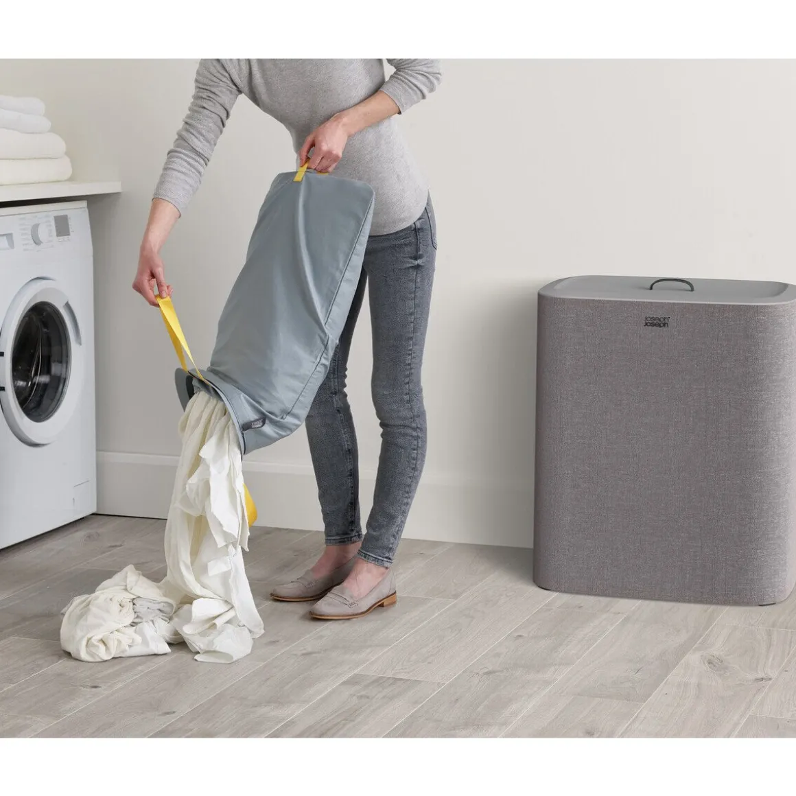 Joseph JosephWäschetrennkorb 90,0 l Tota Trio grau