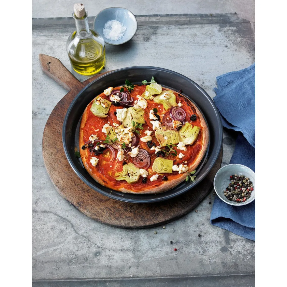 KaiserBackblech 30 cm La Forme Plus schwarz